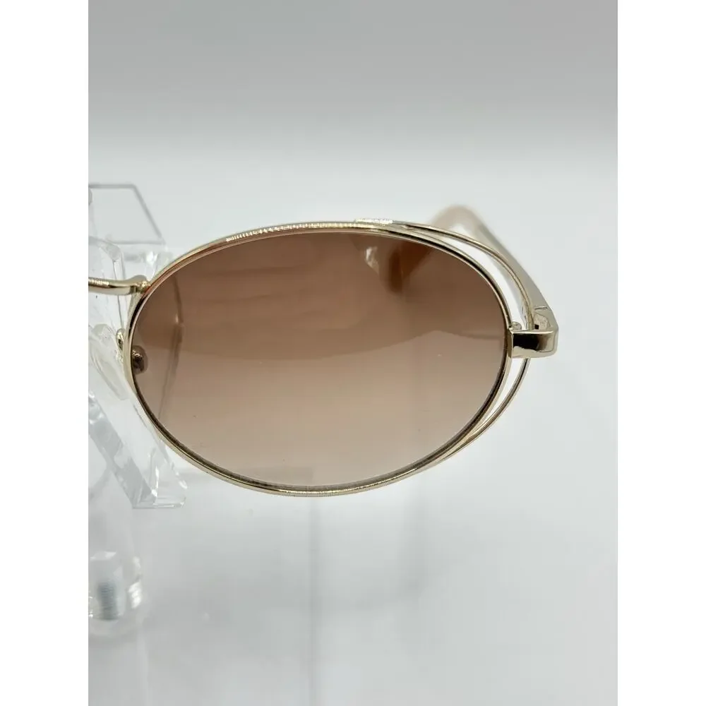 BCBGeneration Aviator Sunglasses Gold Brown Gradient Women BG3014